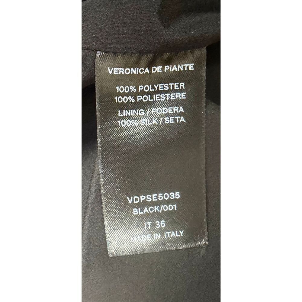 VERONICA DE PIANTE Kat Dress In Flat Sequin Black NWT Size 36/ Small - Picture 11 of 11